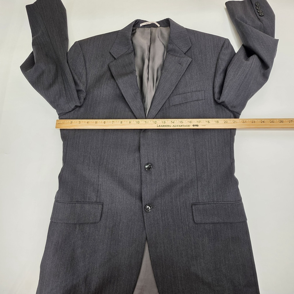 Quiet Luxury Hickey Freeman Herringbone Suit Men’s 42L USA Tailored - Picture 12 of 16